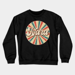 Circle Design Nara Proud Name Birthday Anime Crewneck Sweatshirt